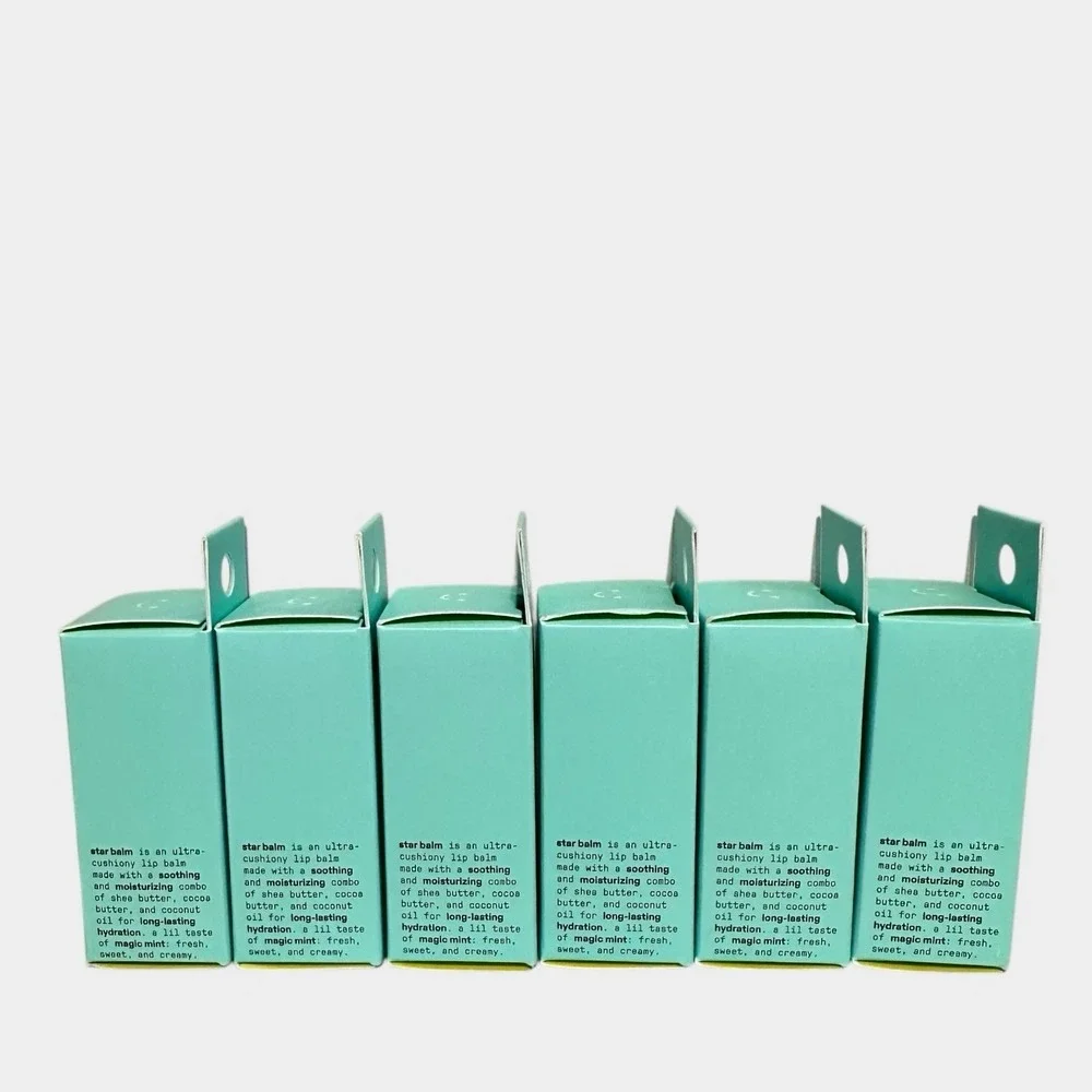 Lot Of 6 Starface Star Balm Magic Mint Lip Balm 0.15oz Ea‎ New & Unused